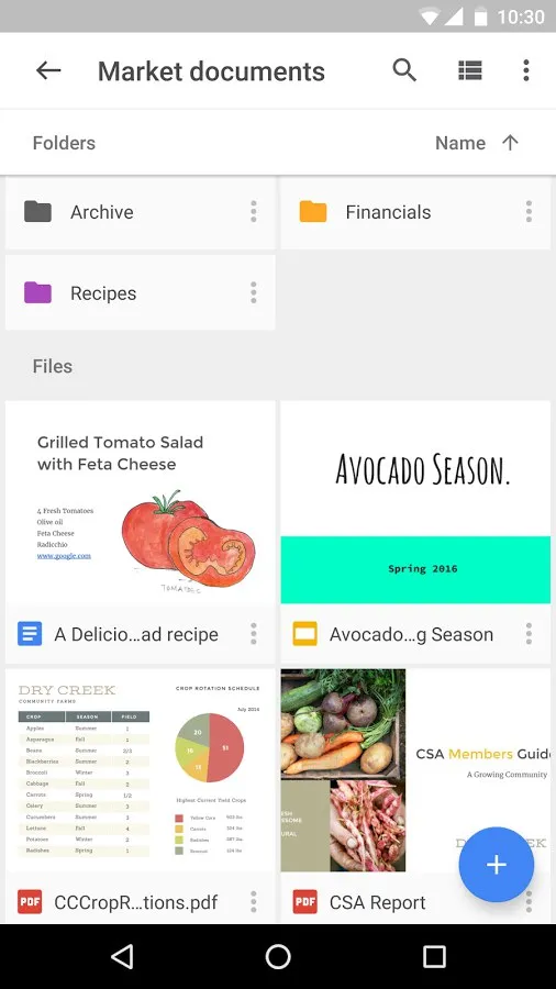 Google Диск Screenshot 1