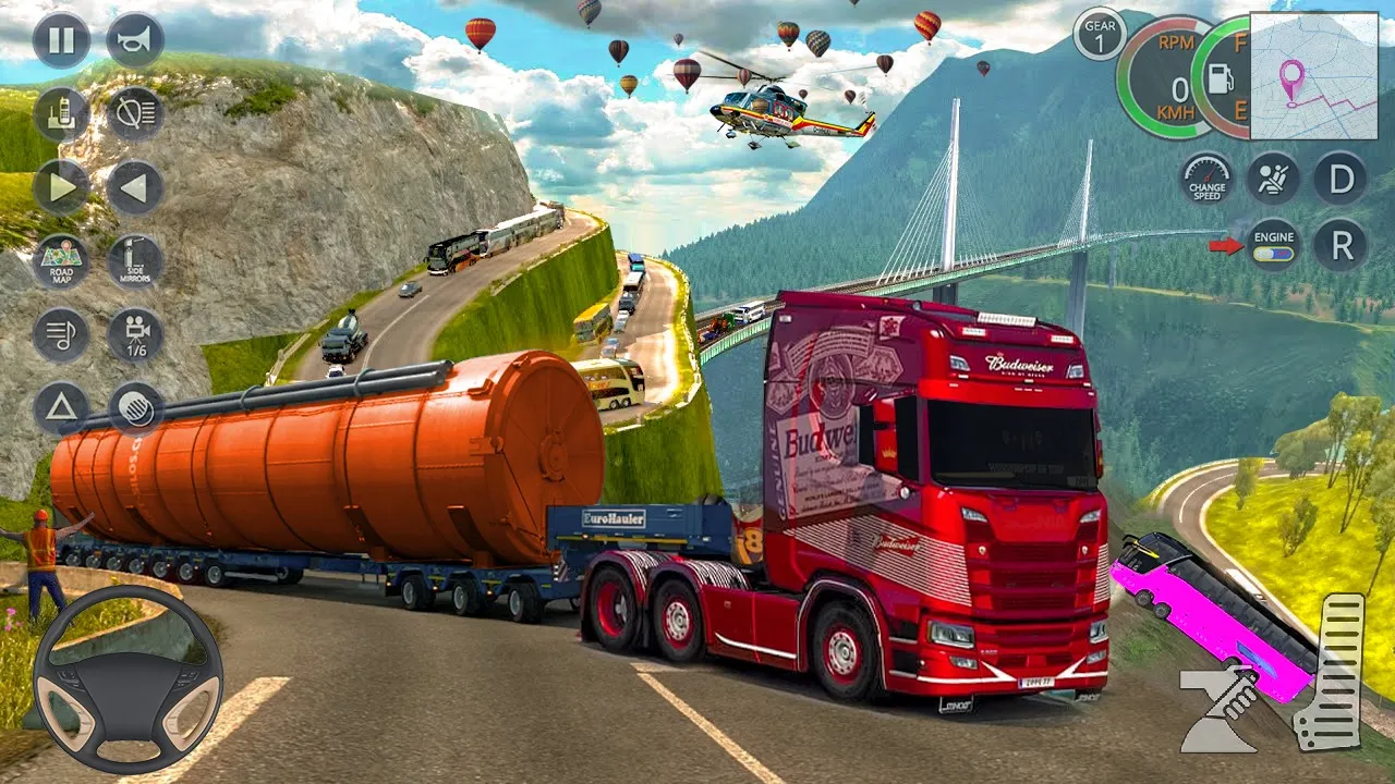 Truck Simulator : Silk Road [мод: много денег] Screenshot 3