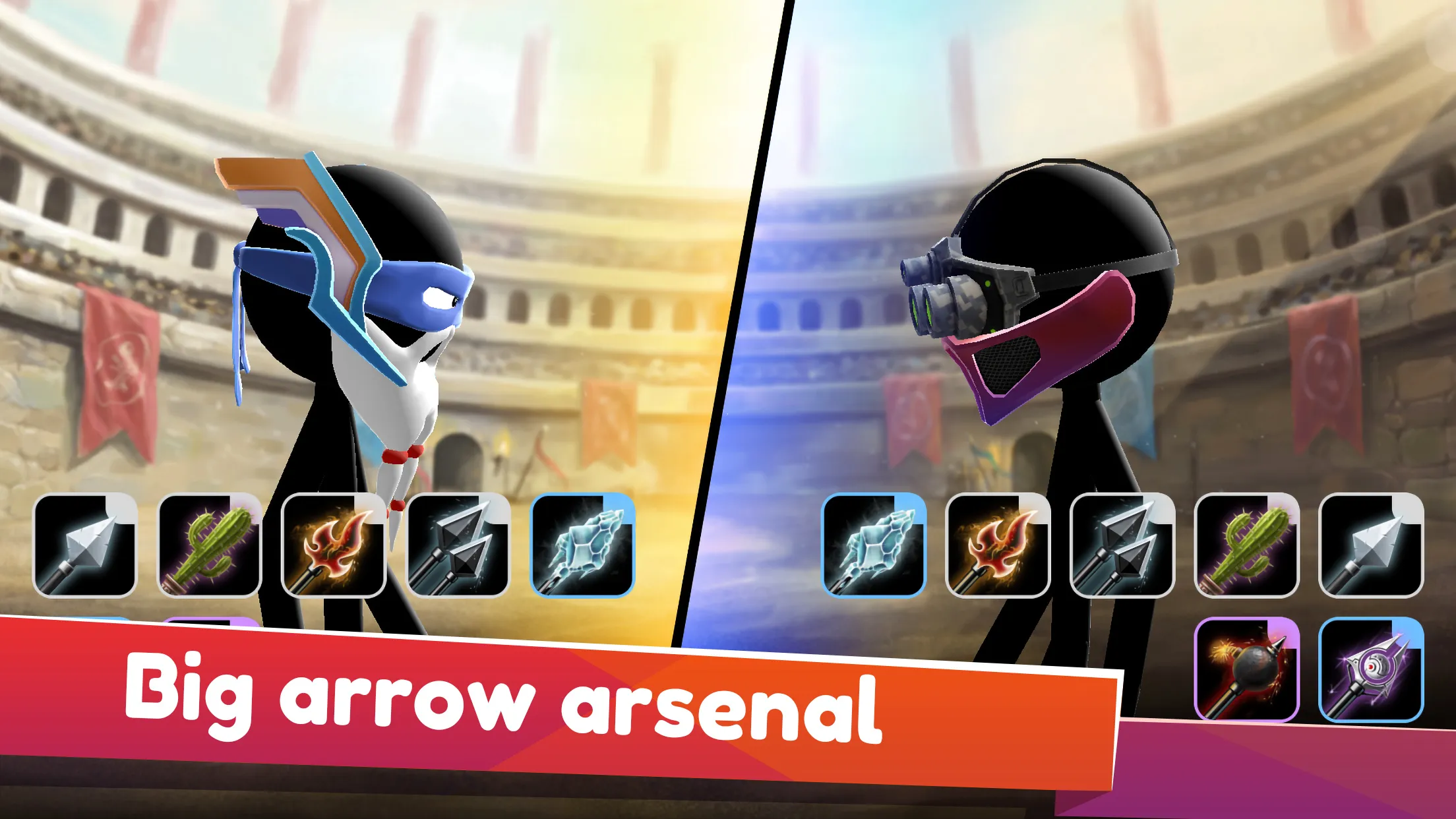 Stickman Archer Онлайн v25.0729.2733 APK Мод (Меню, Скорость, Без рекламы) Screenshot 4