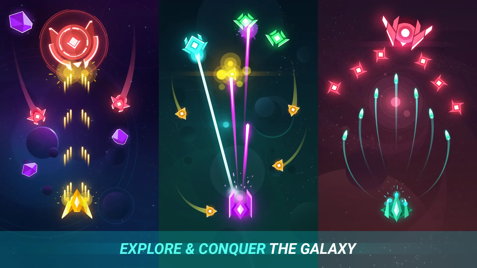 Shootero: Galaxy Space Shooter [мод: режим бога] Screenshot 2