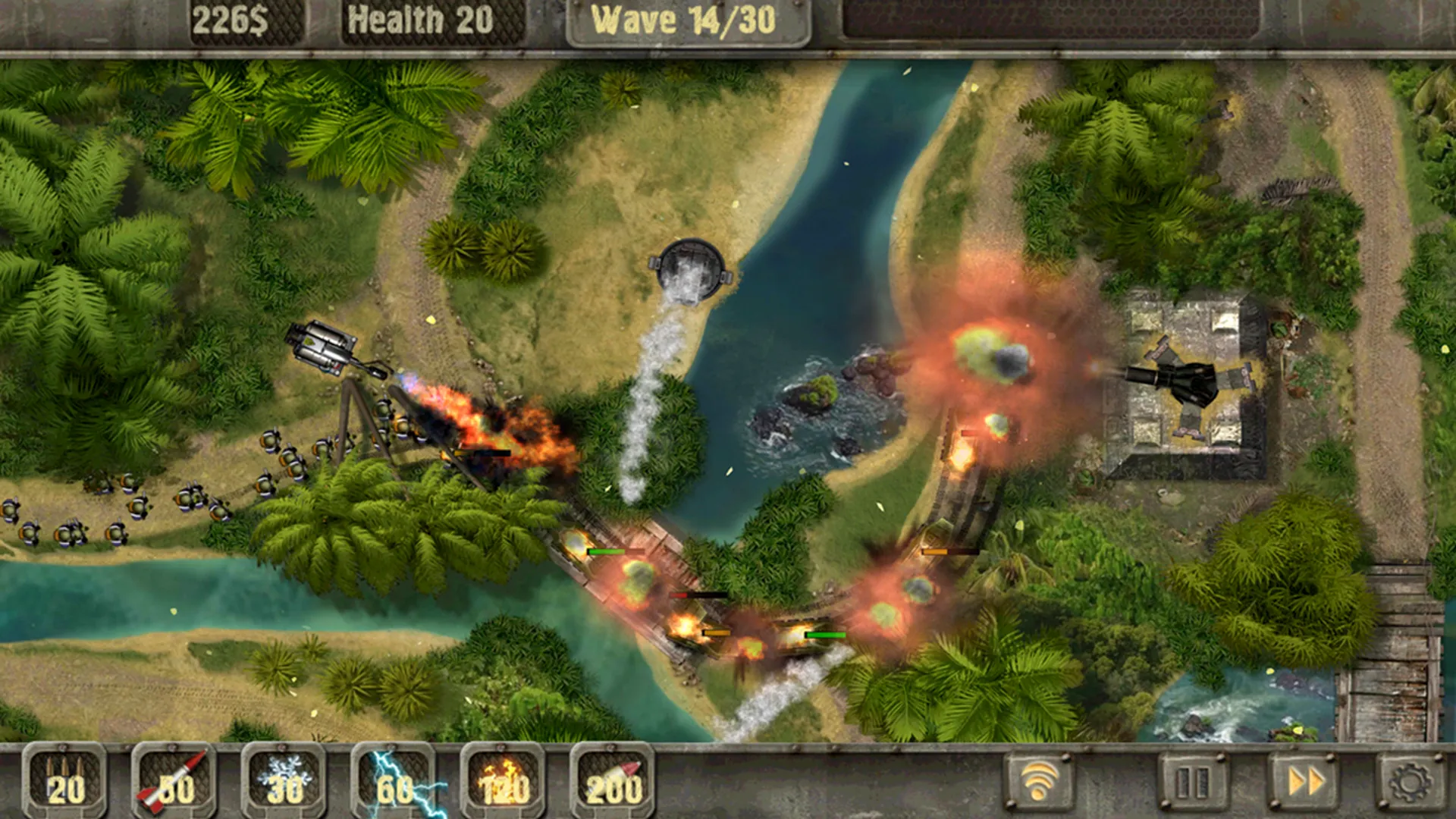 Defense Zone - Original v1.3.26 APK Мод (Меню, Режим бога, Много денег) Screenshot 1