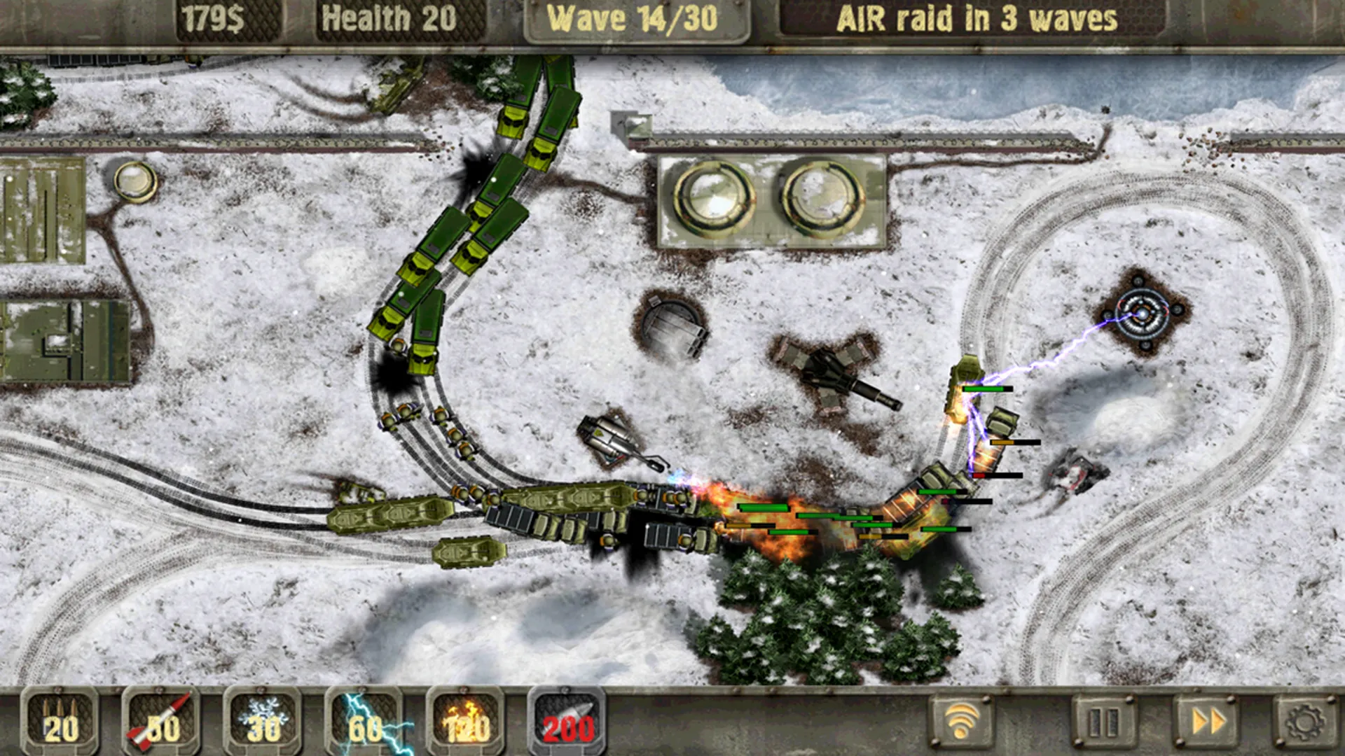 Defense Zone - Original v1.3.26 APK Мод (Меню, Режим бога, Много денег) Screenshot 2