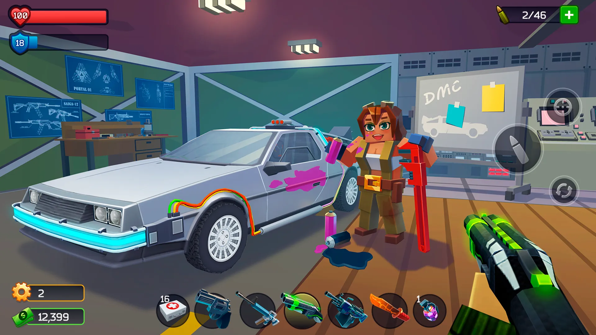 Pixel Combat: Zombies Strike v5.12.1 APK Мод (Мега Меню, Всё разблокировано) Screenshot 3
