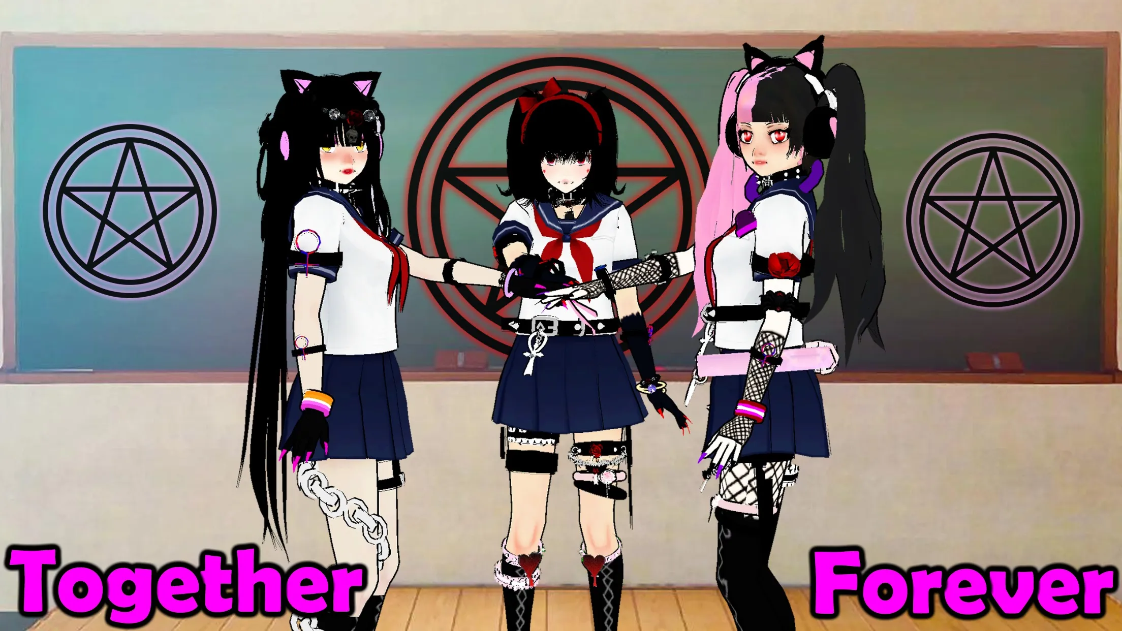 SchoolGirl AI 3D Anime Sandbox [мод: без рекламы] Screenshot 2