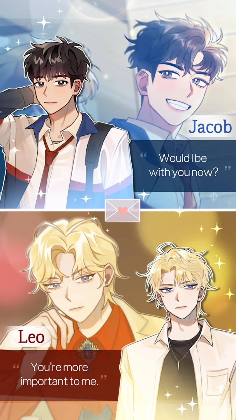 Love Traveler: BL Visual Novel v1.2.7 APK Мод (Меню, Много денег, Автоплей, Без рекламы) Screenshot 3