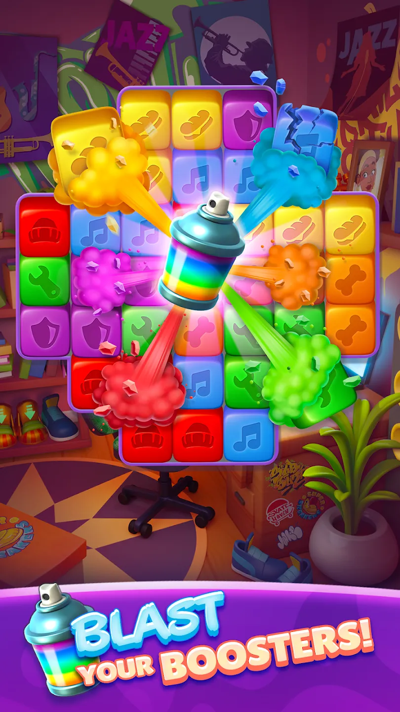 Subway Surfers Blast v1.29.0 APK Мод (Много жизней) Screenshot 3 Subway Surfers Blast v1.29.0 APK Мод (Много жизней) Screenshot 3