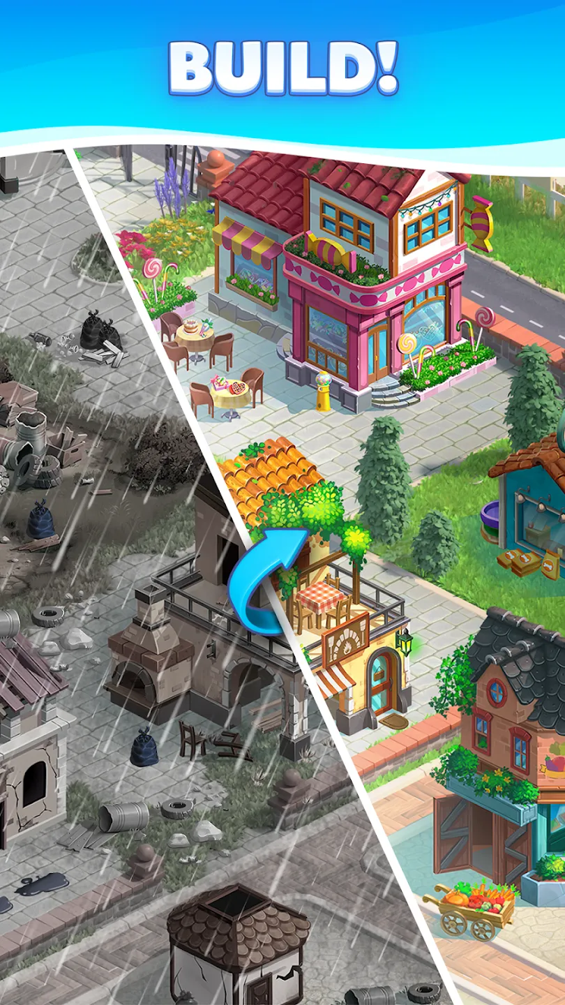 Travel Town v2.12.1602 APK Мод (Много бриллиантов) Screenshot 3