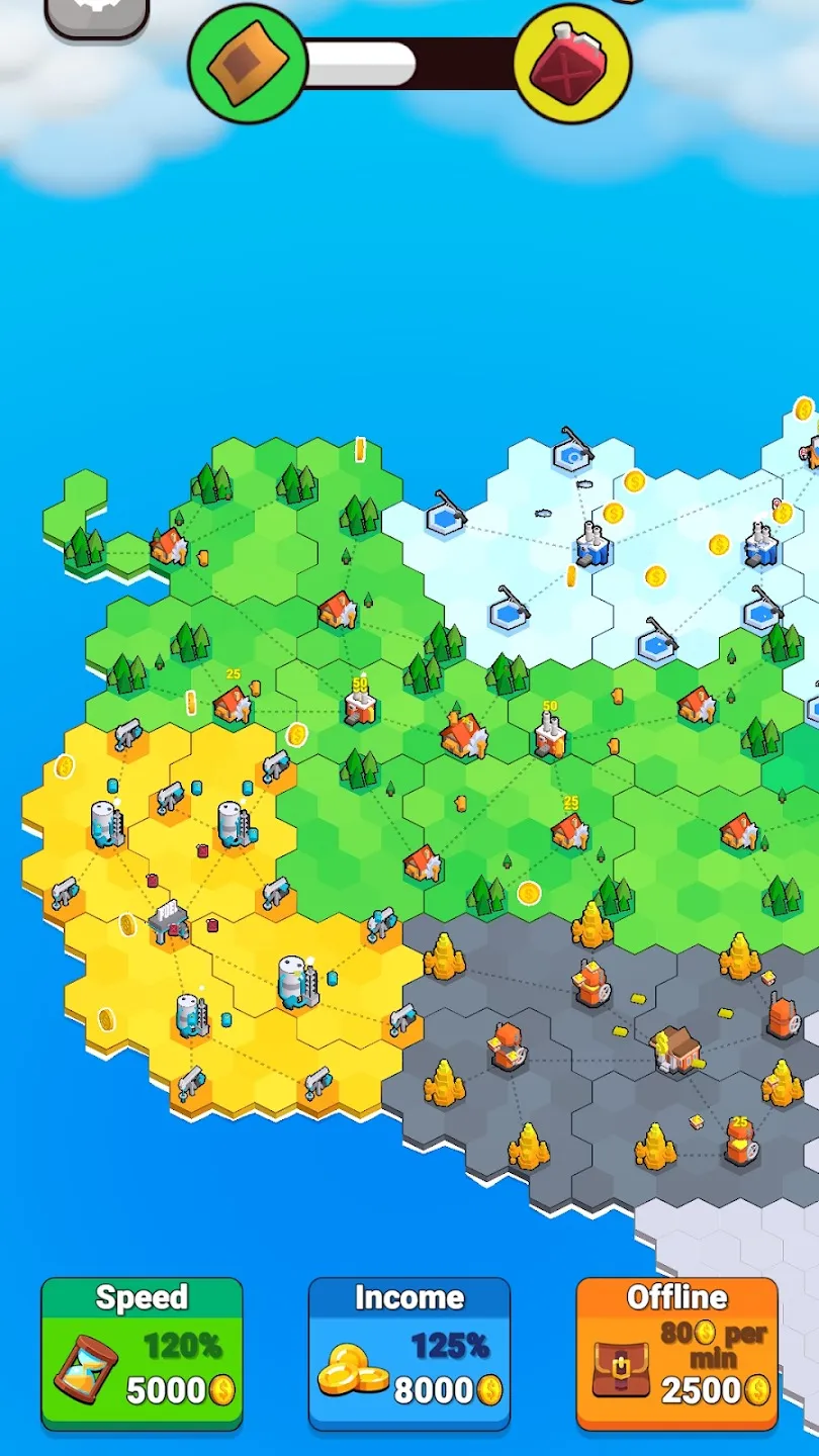 Factory World [мод: много денег] Screenshot 1