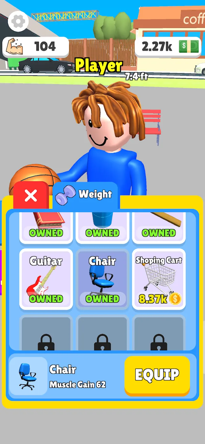Lifting Hero v46.15.2 APK Мод (Меню, Много денег, Без рекламы) Screenshot 2