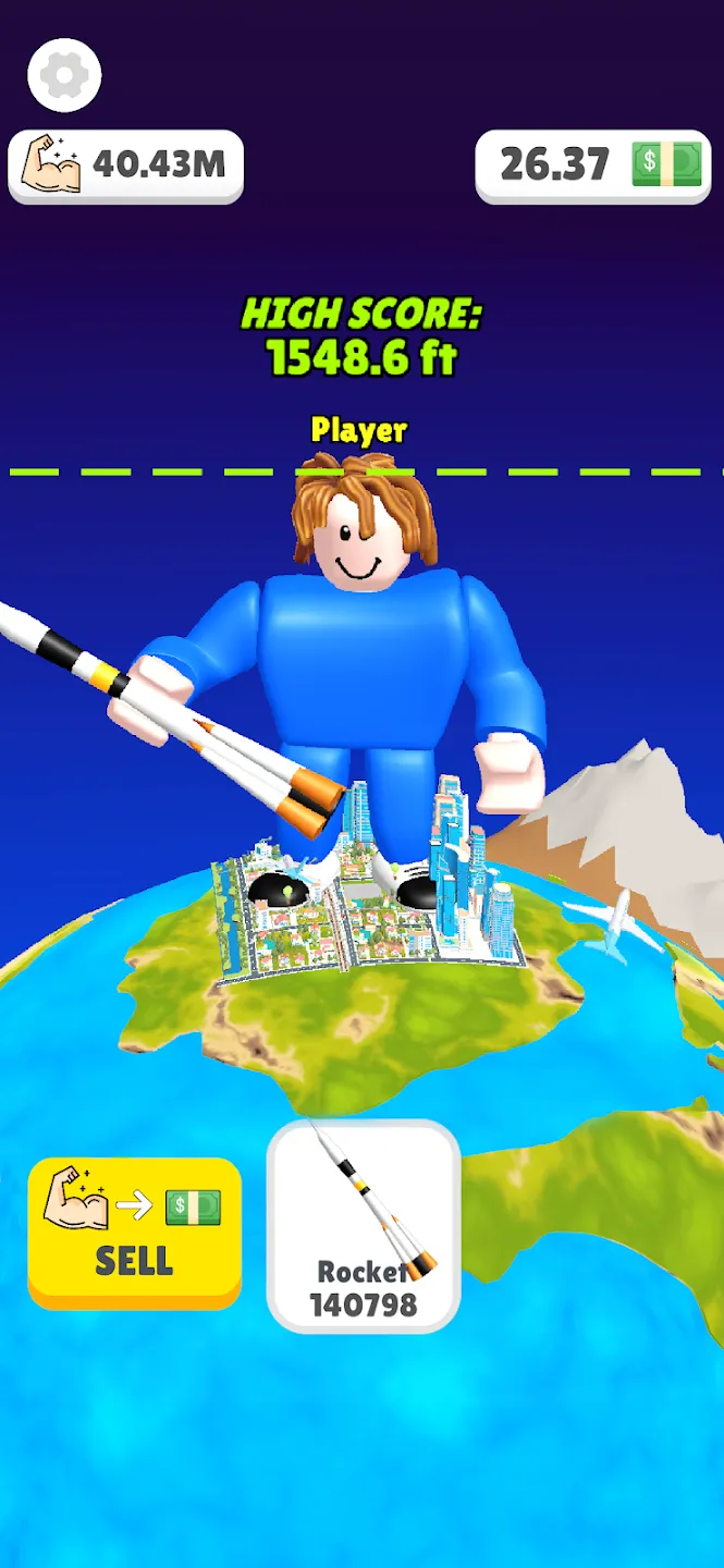 Lifting Hero v46.15.2 APK Мод (Меню, Много денег, Без рекламы) Screenshot 3