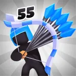 Скачать полную версию Merge Archers: лучники мердж Мод (Много денег) на Андроид