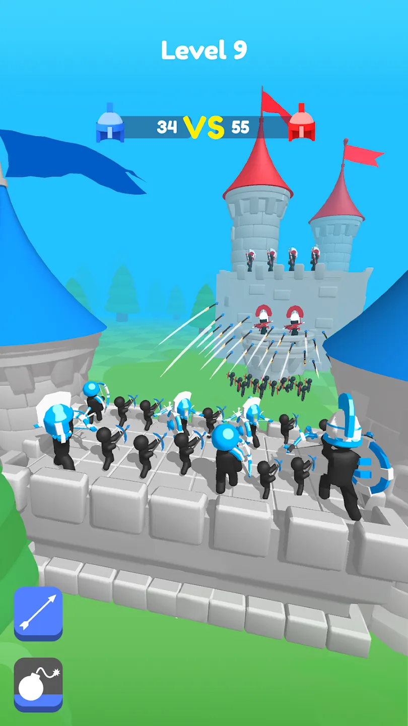 Merge Archers: лучники мердж v1.8.5 APK Мод (Много денег) Screenshot 1