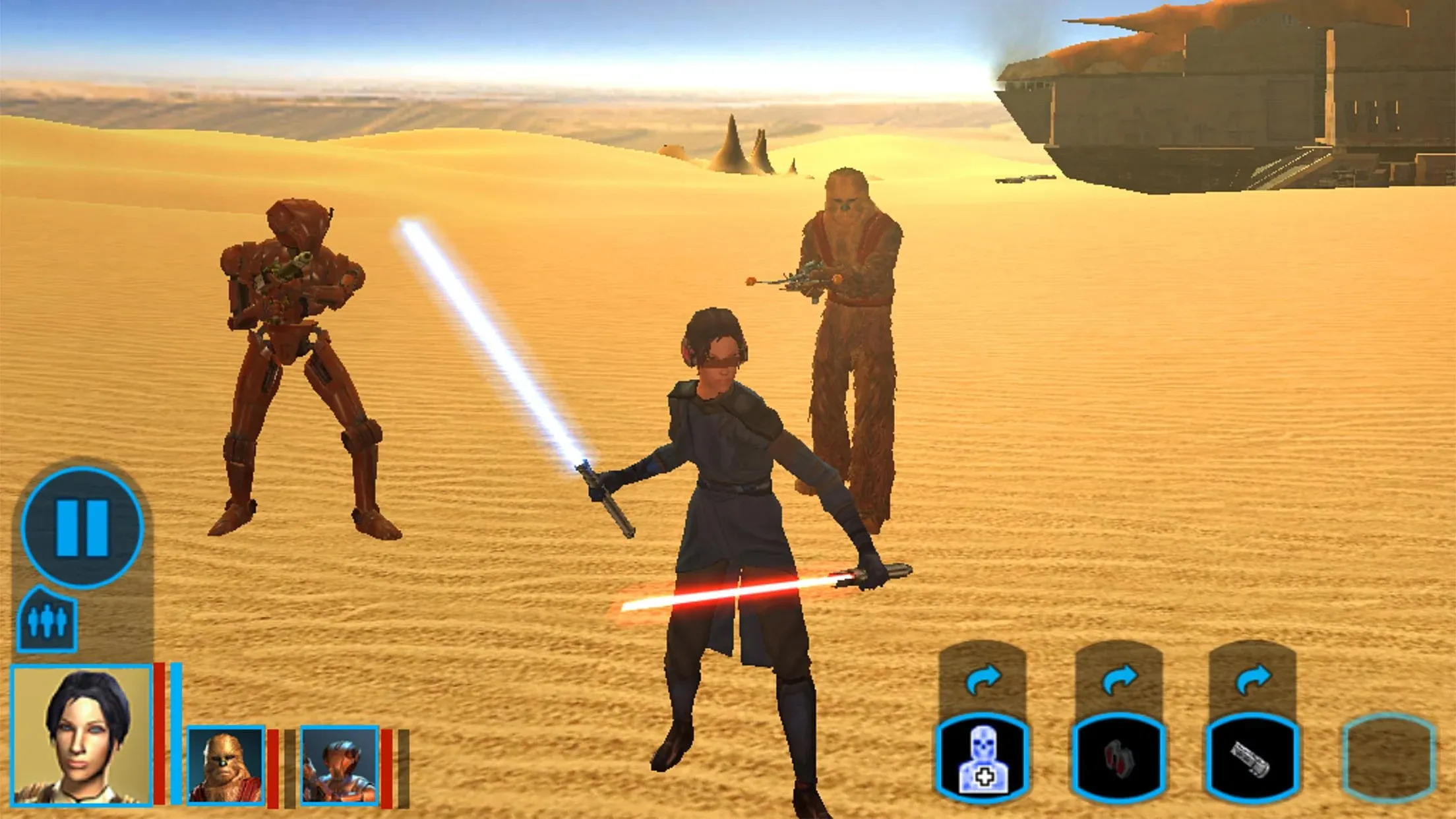 Star Wars™: KOTOR v1.0.10 APK Мод (Много денег) Screenshot 3 Star Wars™: KOTOR v1.0.10 APK Мод (Много денег) Screenshot 3