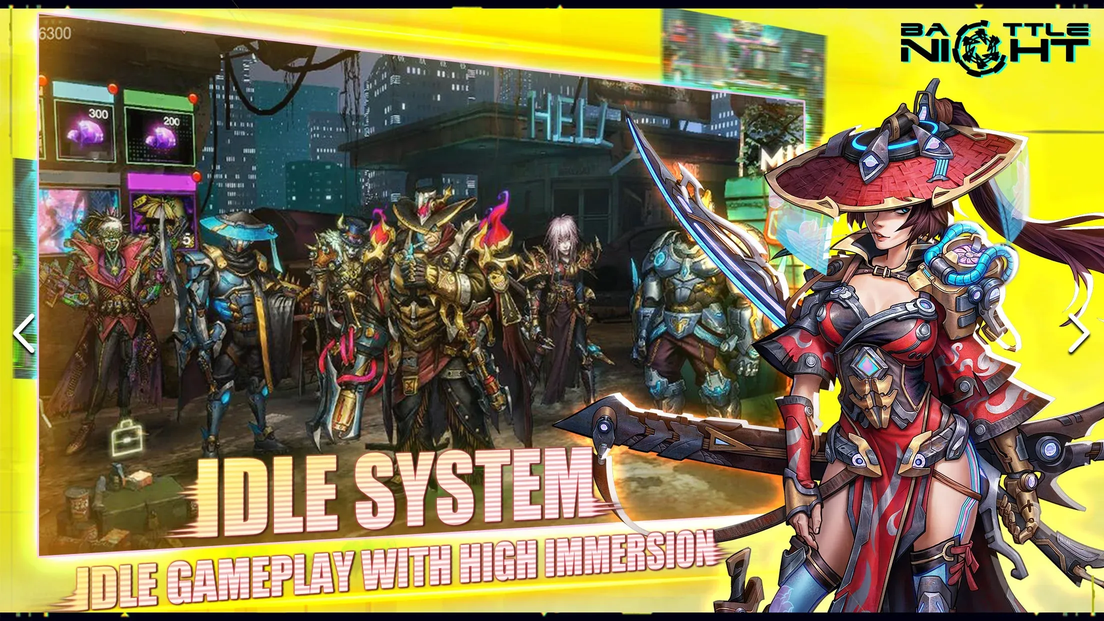 Battle Night: Cyberpunk RPG v1.9.11 APK Мод (Меню, Скорость игры) Screenshot 4