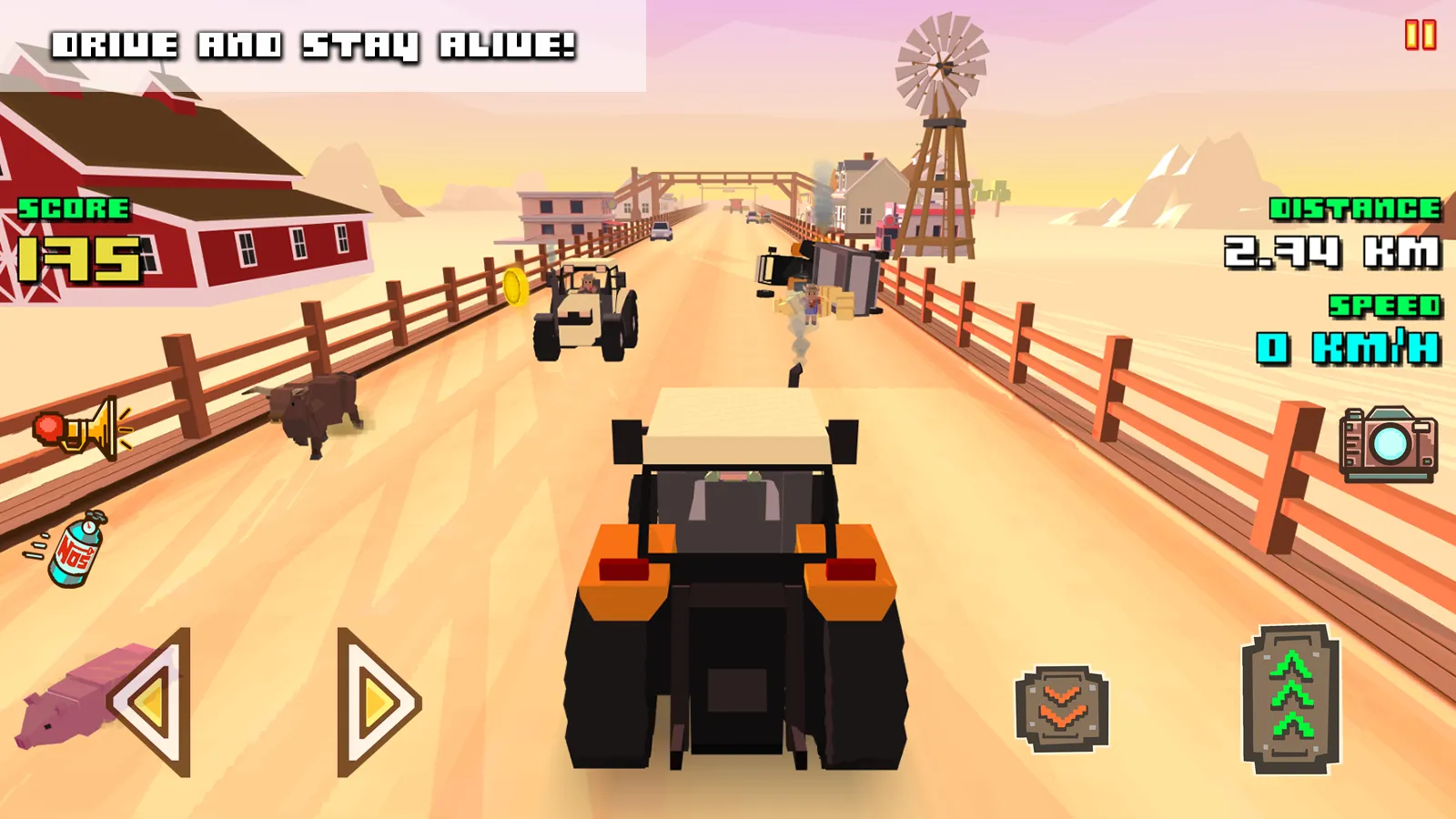 Blocky Farm Racing & Simulator v1.56 APK Мод (Всё открыто) Screenshot 2