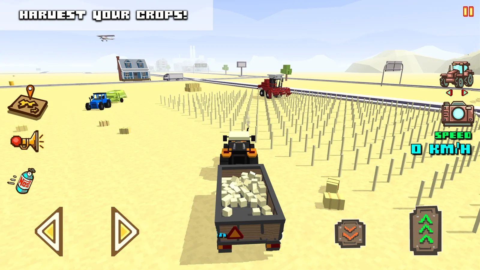 Blocky Farm Racing & Simulator v1.56 APK Мод (Всё открыто) Screenshot 4
