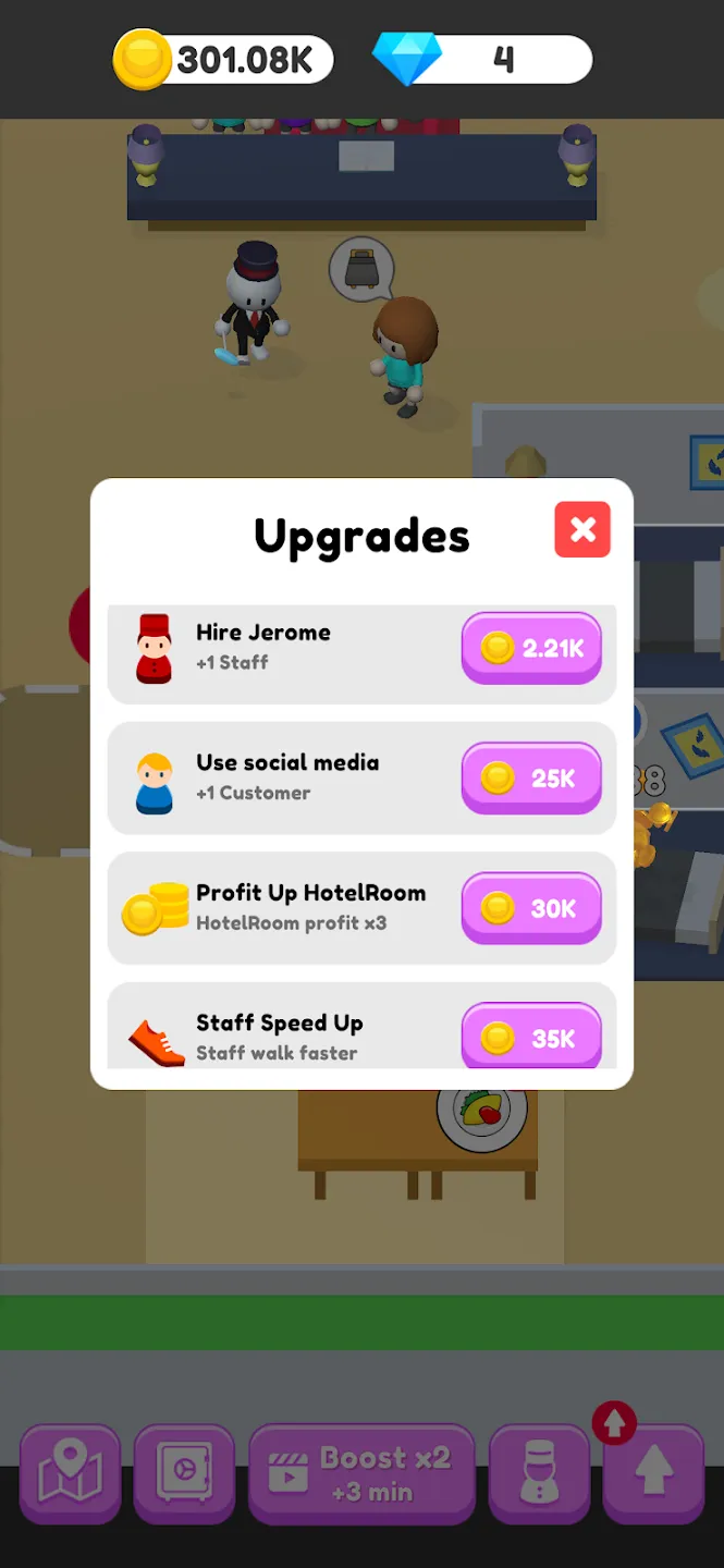 My Hotel Life v1.2.3 APK Мод (Много денег) Screenshot 3