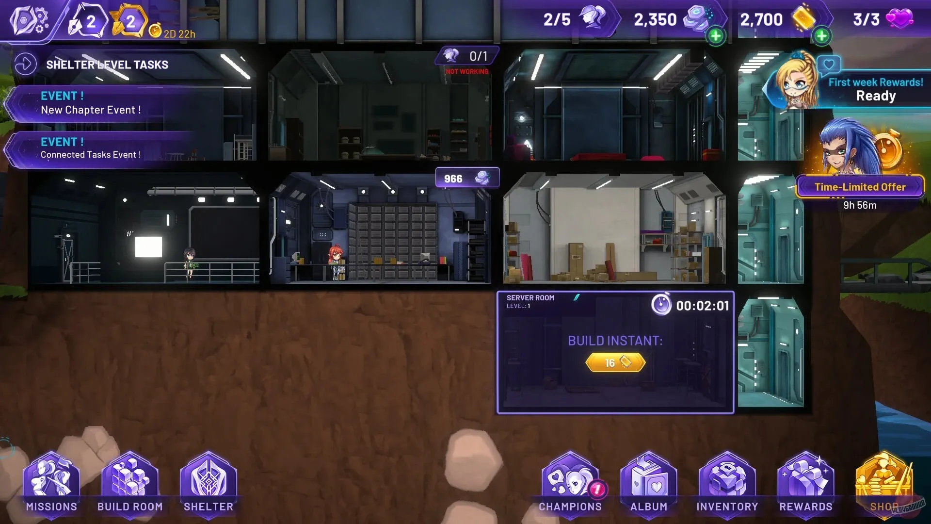 Shelter 69 (18+) v1.9.459 APK Мод (Меню, Много денег / камней) Screenshot 2