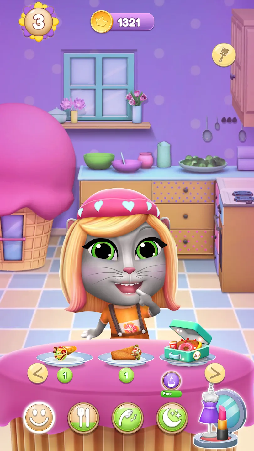 Моя Говорящая Кошка Лили 2 v1.13.76 APK Мод (Много денег) Screenshot 4