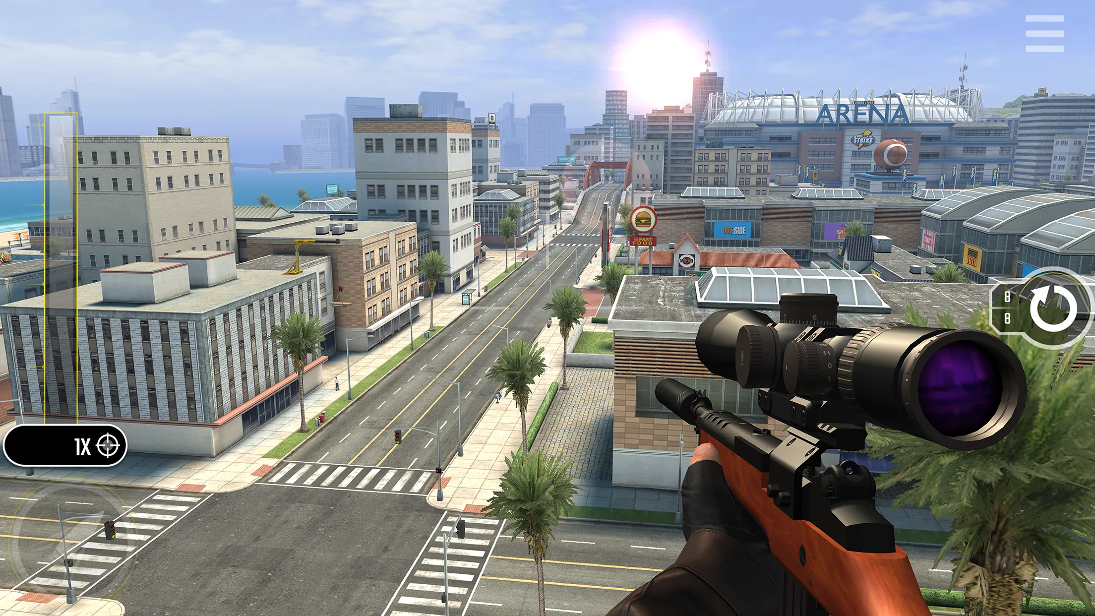 Pure Sniper v500342 APK Мод (Меню, Хак скорости, Без рекламы) Screenshot 4