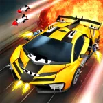 Мод на Андроид: Chaos Road: Гонки и сражения Мод (Меню, Множитель урона, Режим бога) на Андроид