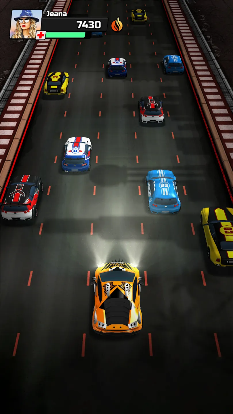 Chaos Road: Гонки и сражения v5.18.4 APK Мод (Меню, Множитель урона, Режим бога) Screenshot 2