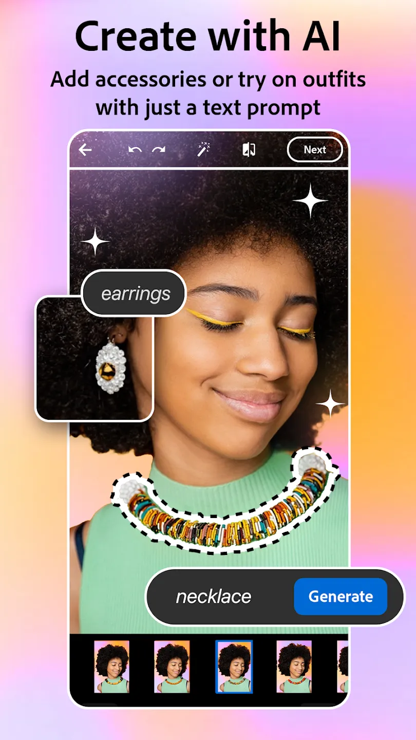 Adobe Photoshop Express v18.0.25 b1998 APK Мод (Всё открыто, Premium) Screenshot 1