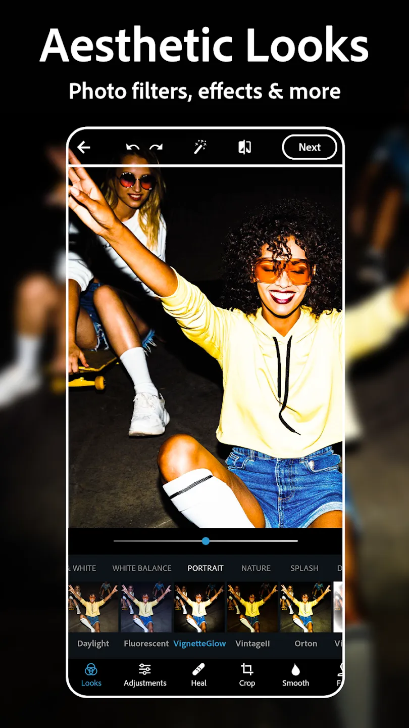 Adobe Photoshop Express v18.0.25 b1998 APK Мод (Всё открыто, Premium) Screenshot 4