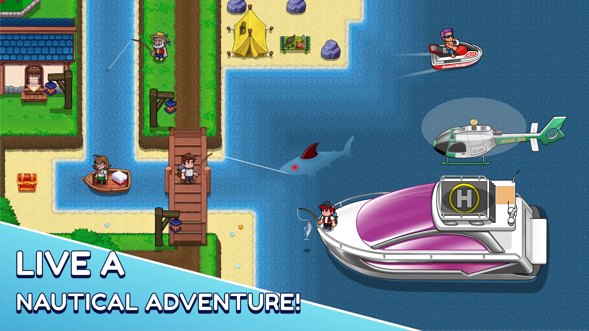 Nautical Life 2 v2.3.1 APK Мод (Меню, Много денег и энергии) Screenshot 1