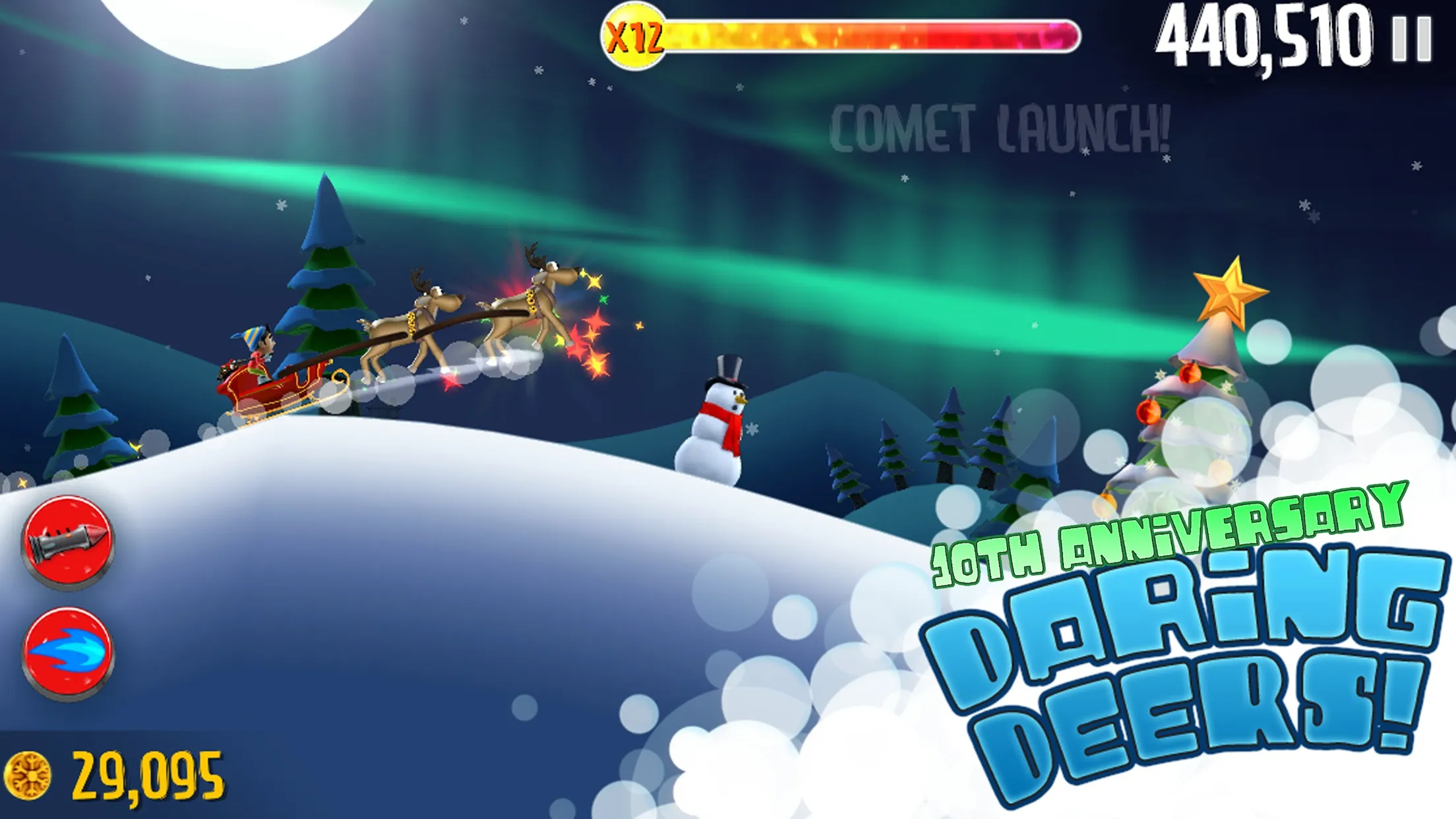 Ski Safari - 10-я Годовщина [мод: много денег] Screenshot 3
