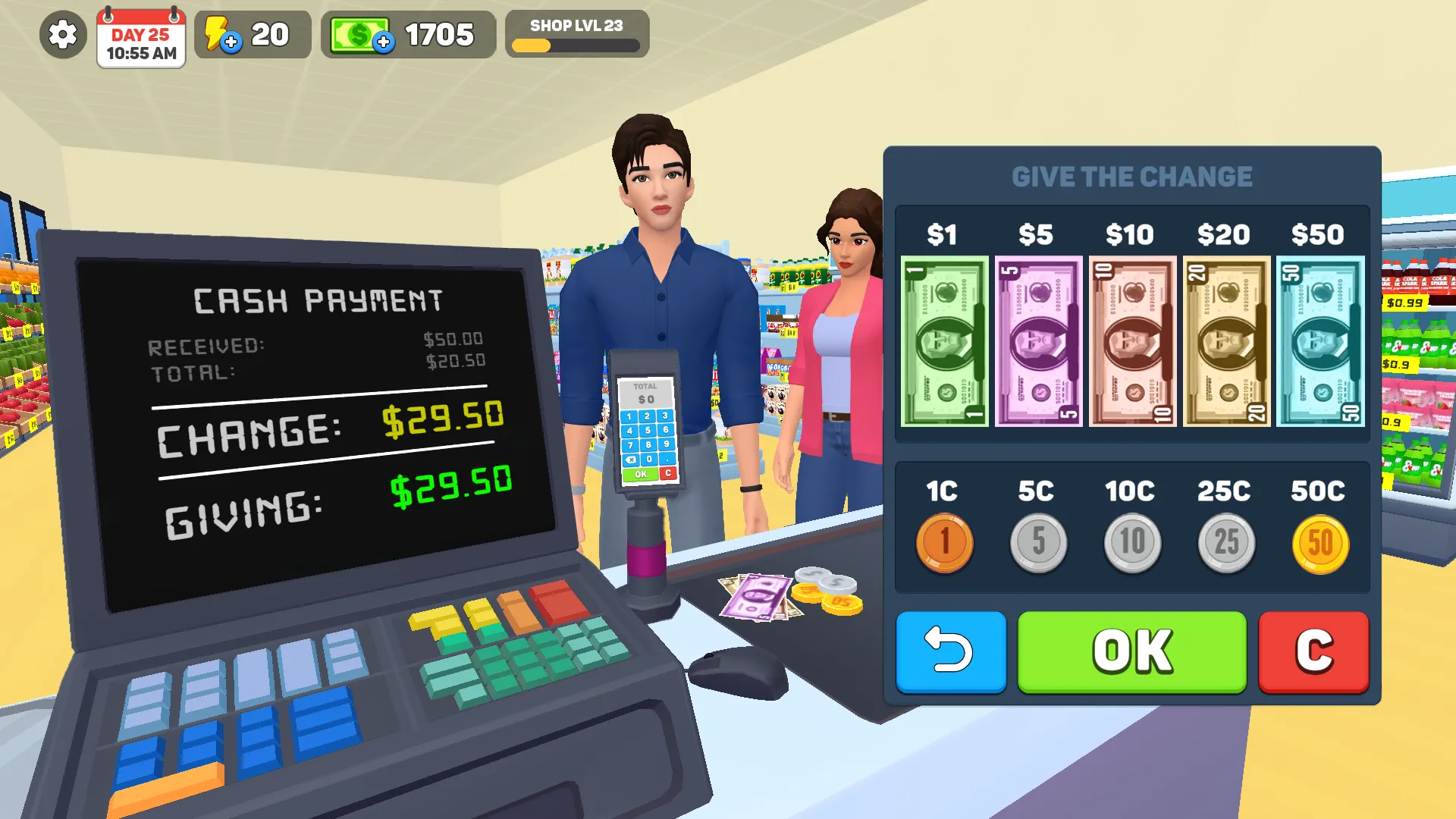 Supermarket Store Simulator v1.30.3 APK Мод (Много денег) Screenshot 3