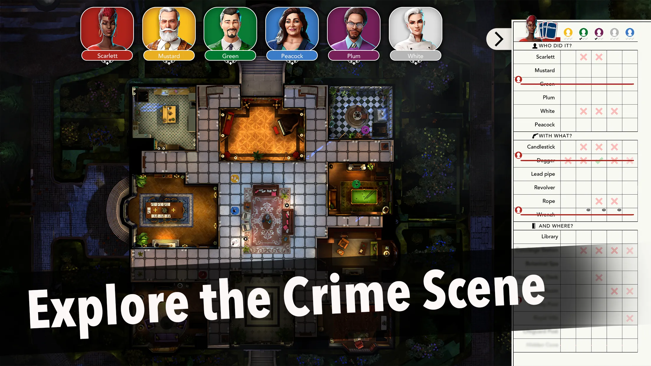 Cluedo: Official Hasbro Game v0.0.34 APK Мод (Полная версия) Screenshot 4 Cluedo: Official Hasbro Game v0.0.34 APK Мод (Полная версия) Screenshot 4