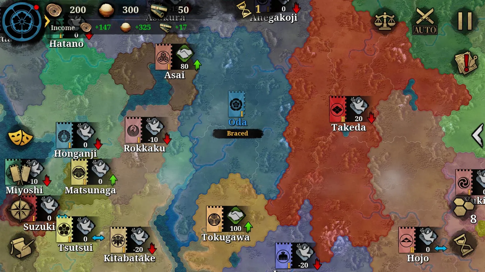 Great Conqueror 2: Shogun v2.8.0 APK Мод (Много денег) Screenshot 1