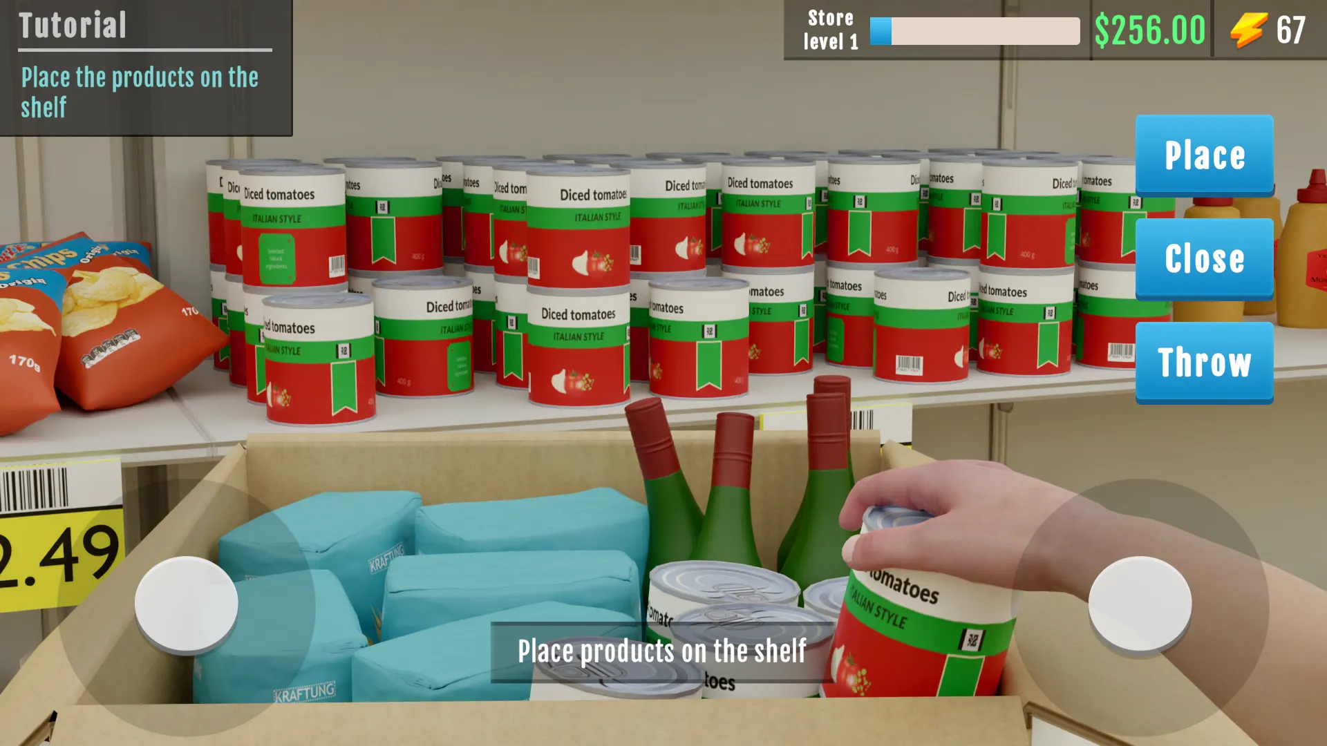 Supermarket Manager Simulator v1.2.8 APK Мод (Меню, Много денег и энергии) Screenshot 3