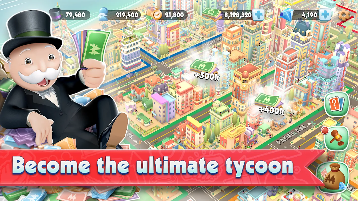 MONOPOLY Tycoon v1.7.2 APK Мод (Много денег) Screenshot 1
