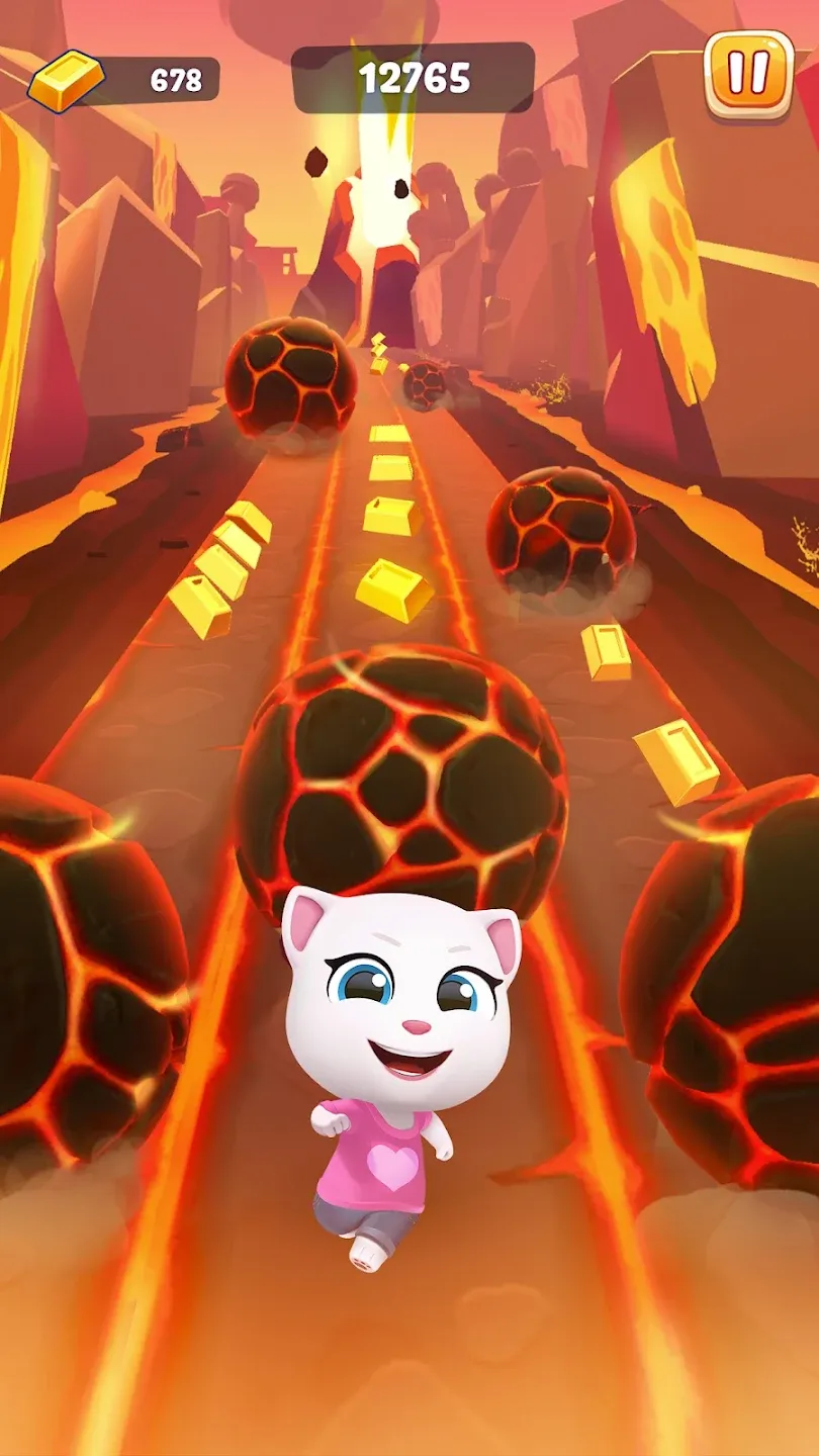 Говорящий Том: гонка на время v1.4.4.18457 APK Мод (Меню, Много денег, Без рекламы) Screenshot 2