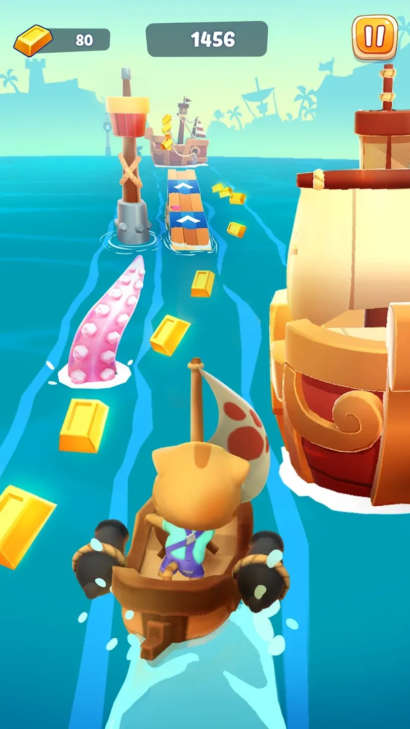 Говорящий Том: гонка на время v1.4.4.18457 APK Мод (Меню, Много денег, Без рекламы) Screenshot 4