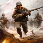 Скачать полную версию WW2: Всемирные военные игры Мод (Меню, Много денег и алмазов) на Андроид