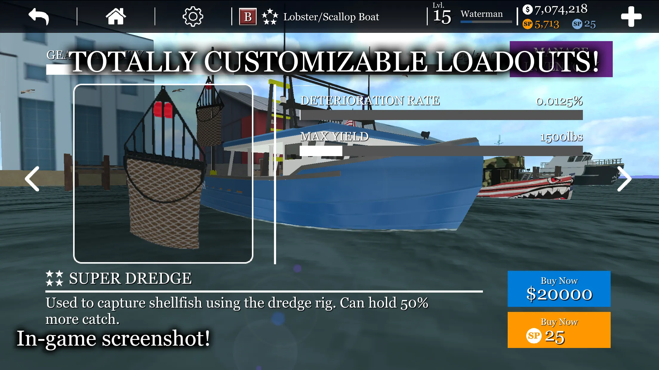 Рыбалка На Лодке и Симулятор v7.53 APK Мод (Много денег) Screenshot 5