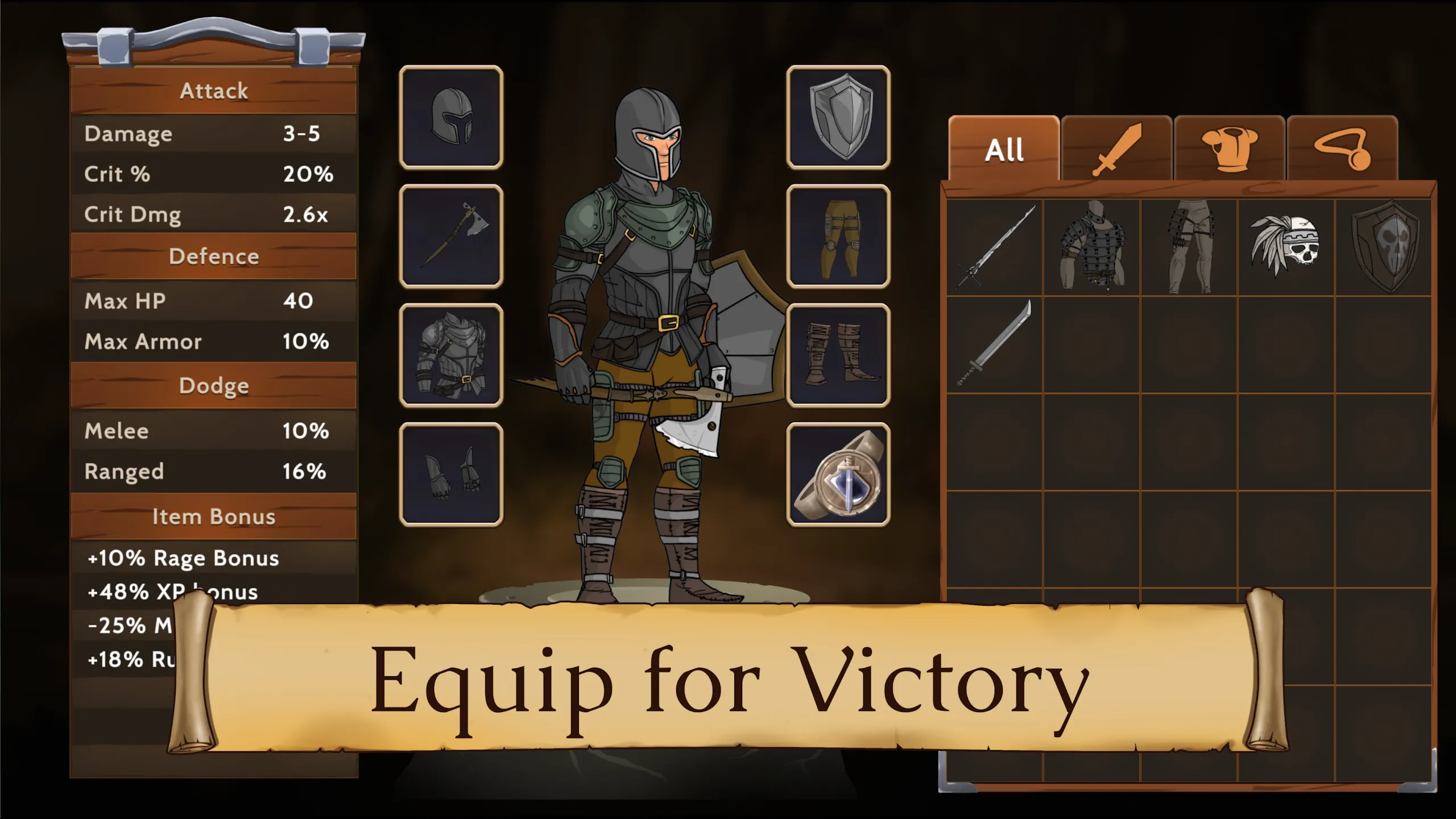 Obsidian Knight RPG v2.2.2 APK Мод (Меню, Режим бога, Урон, Много денег) Screenshot 4