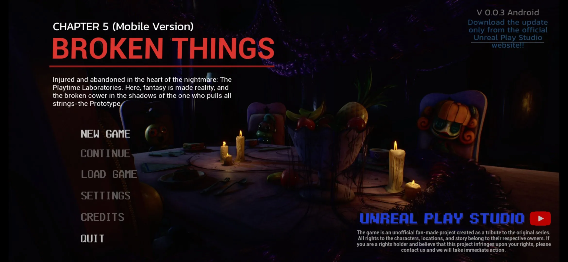 Poppy Playtime Chapter 5 v0.4.7 APK Мод (Полная версия) Screenshot 1