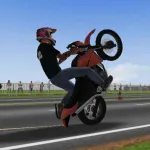 Скачать полную версию Moto Wheelie 3D Мод (Много денег) на Андроид