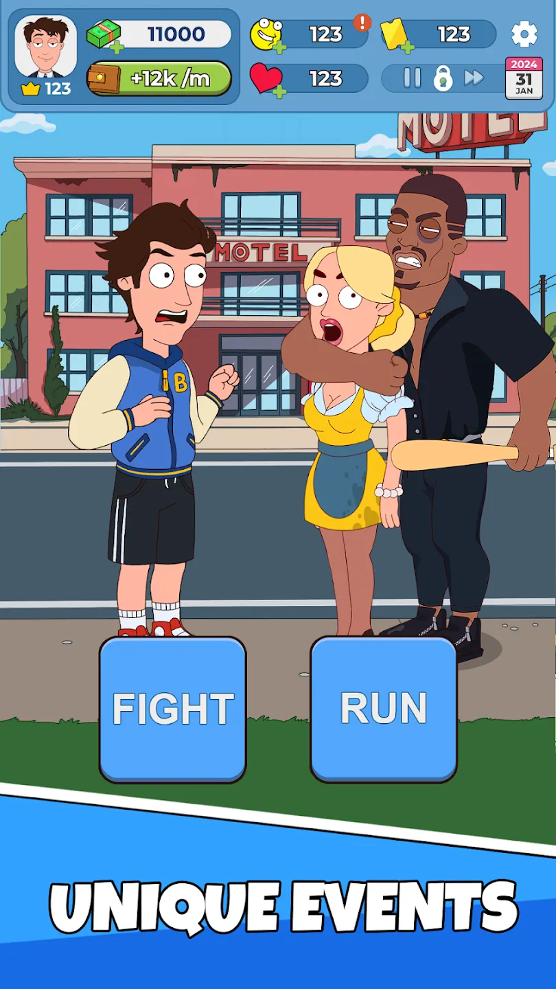 Idle Guy: Симулятор Жизни v1.12.1.549 APK Мод (Меню, Много денег, Без рекламы) Screenshot 4