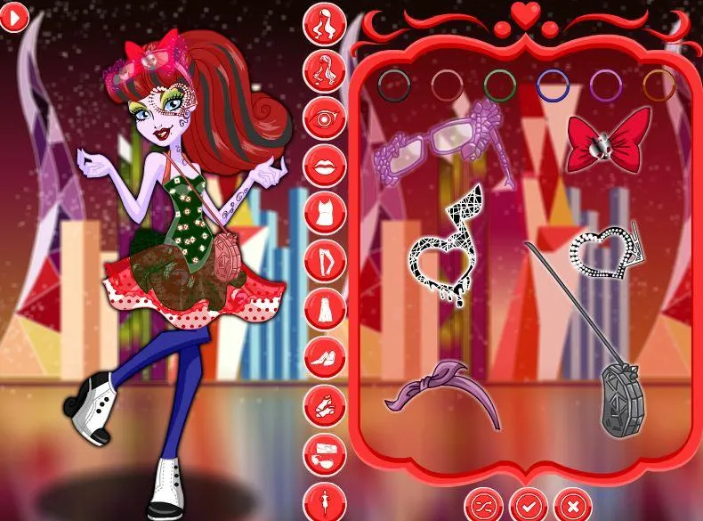 Monster Halloween Dolls Dress Up Girls Game Screenshot 3