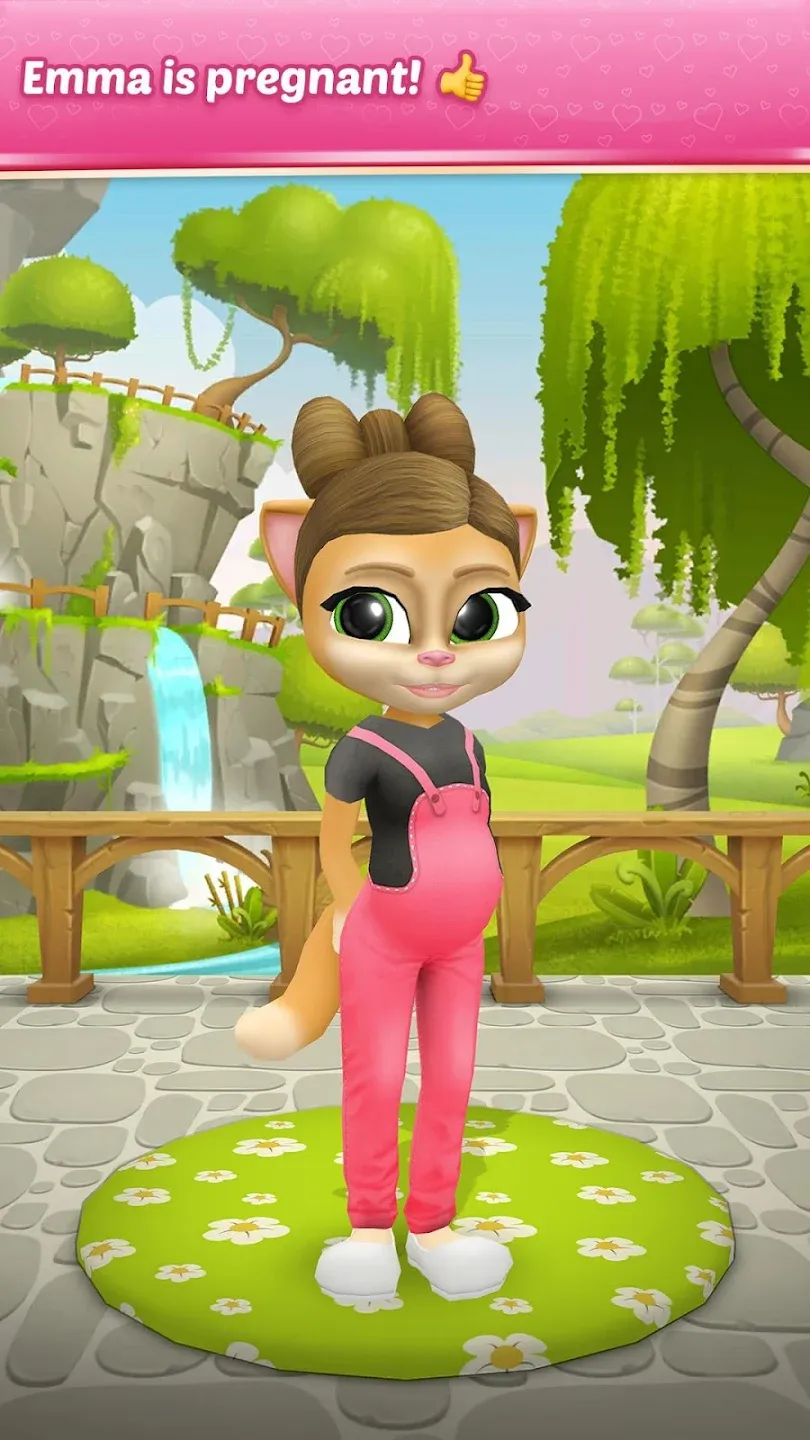 Беременная Кошка Эмма v3.1.1.5 APK Мод (Много денег) Screenshot 1