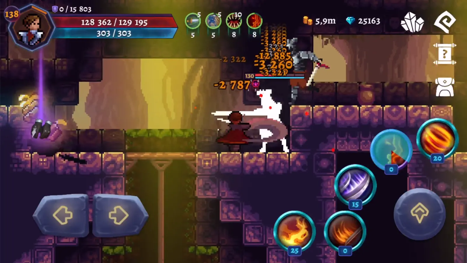 Darkrise - Pixel Action RPG v0.27.24 APK Мод (Мега Меню, Много ресурсов) Screenshot 4