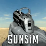 Скачать полную версию GUNSIM Мод (Много денег) на Андроид