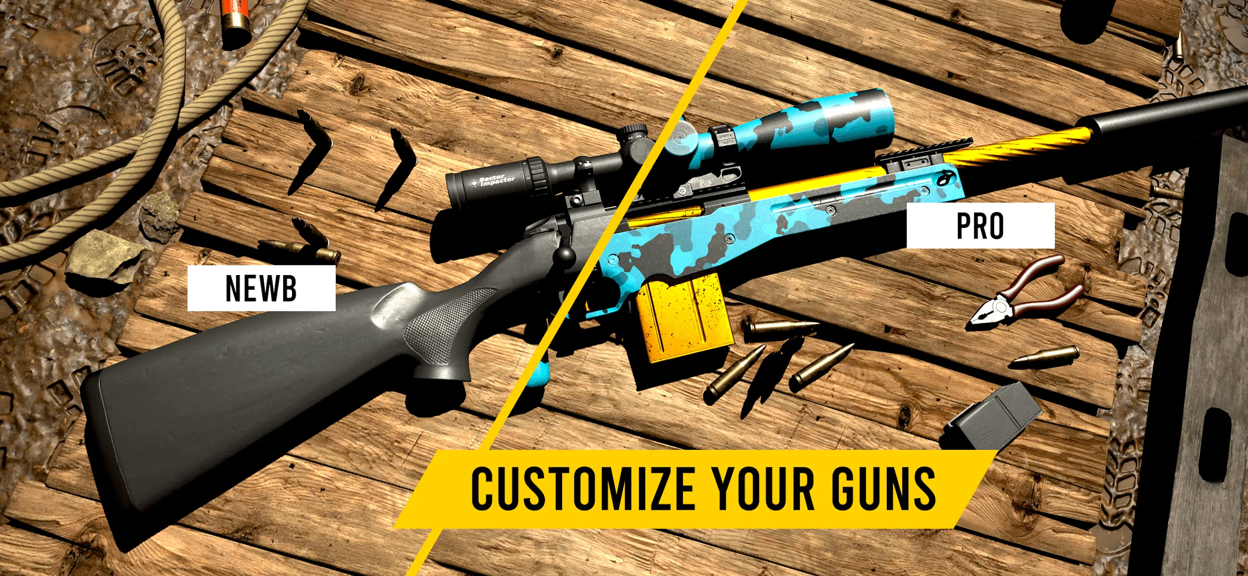 GUNSIM v0.8.116 APK Мод (Много денег) Screenshot 3