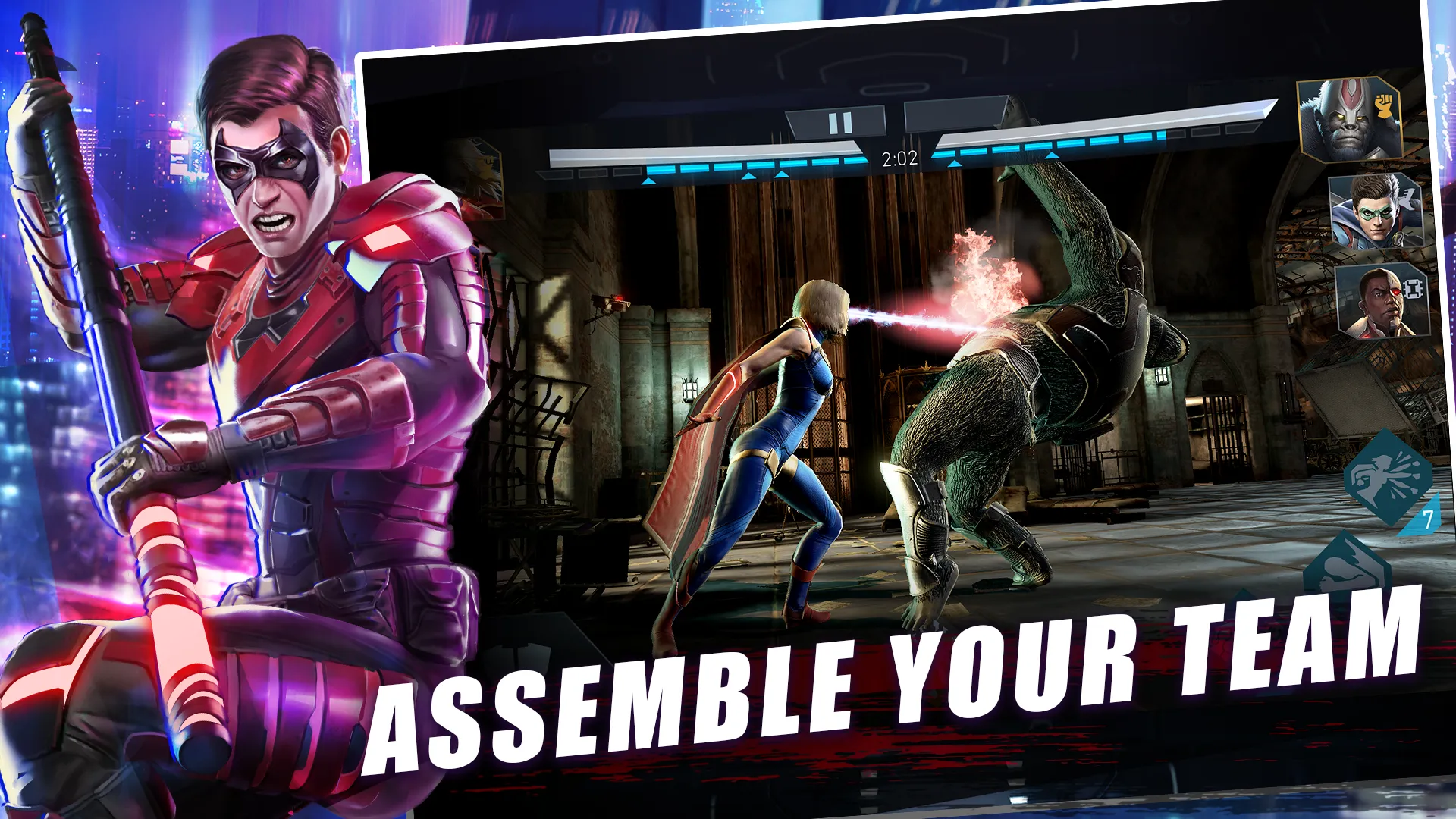 Injustice 2 v6.7.0 APK Мод (Меню, Режим бога, Скиллы без кулдауна, Урон) Screenshot 2 Injustice 2 v6.7.0 APK Мод (Меню, Режим бога, Скиллы без кулдауна, Урон) Screenshot 2