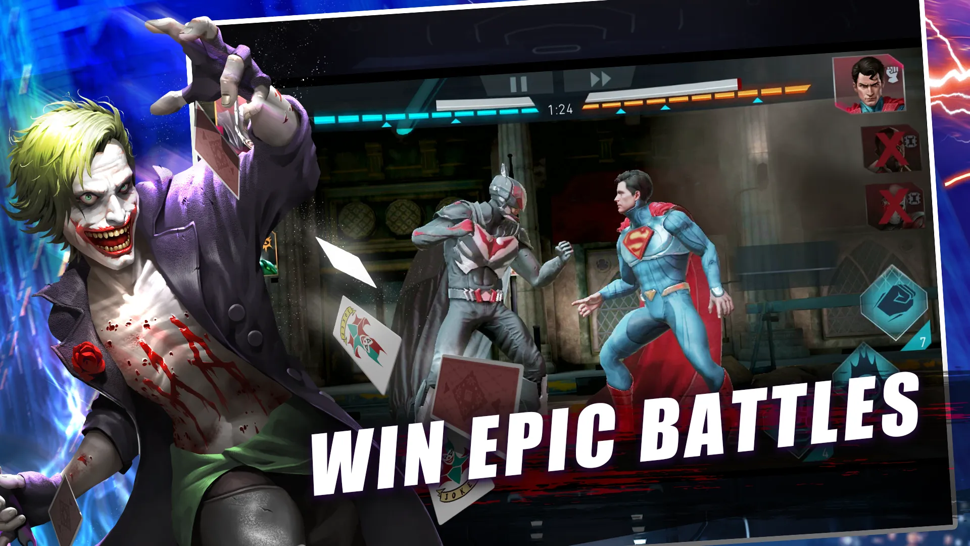 Injustice 2 v6.7.0 APK Мод (Меню, Режим бога, Скиллы без кулдауна, Урон) Screenshot 4 Injustice 2 v6.7.0 APK Мод (Меню, Режим бога, Скиллы без кулдауна, Урон) Screenshot 4